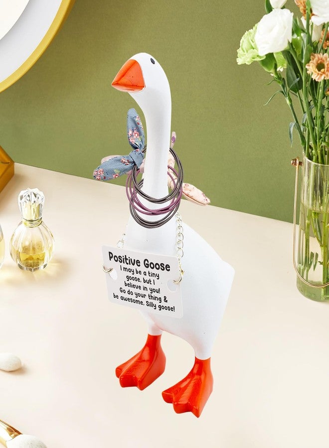 OOXYG Desk Goose Magnetic Goose Key Holder Cute House Warming Gifts New Home Christmas Table Decorations Office Decor for Women Desktop Goose 7 inch Gifts for Women - Image 3